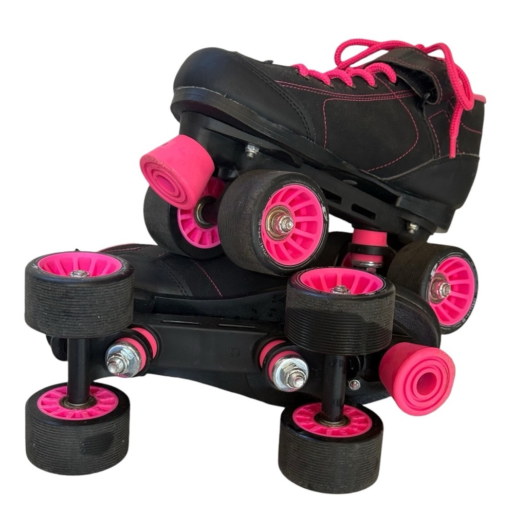 GTX 500 Adult Black and Pink Rink Skates by Pacer - Picture 6 of 10